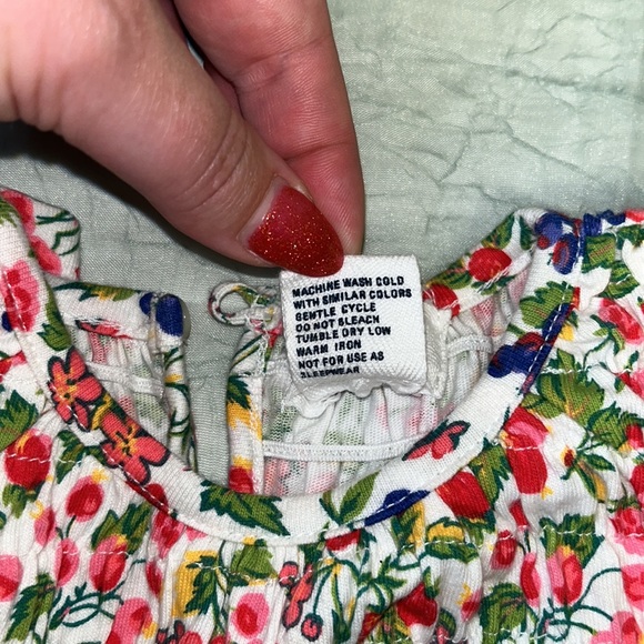 GAP Floral Jumpsuit - Red, Blue, Green - Picture 8 of 8